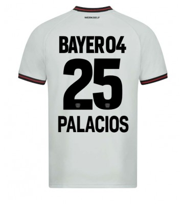 Bayer Leverkusen Exequiel Palacios #25 Bortatröja 2023-24 Kortärmad